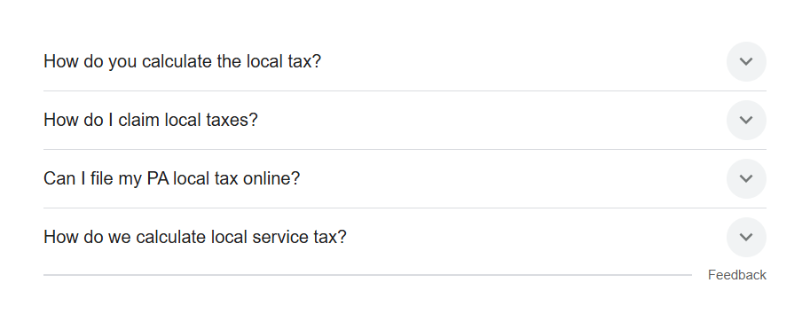 screenshot of people also ask feature
